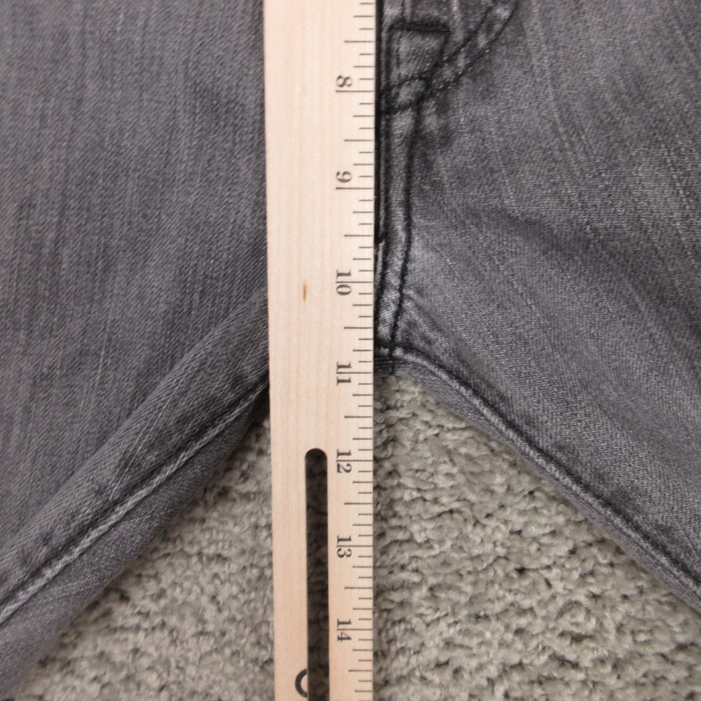 Levis Jeans Mens 33x20 Gray 501 Button Fly Original Straight Denim Pants - Picture 5 of 10